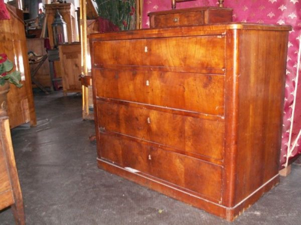 Kirschbaumkommode Biedermeier – Bild 3