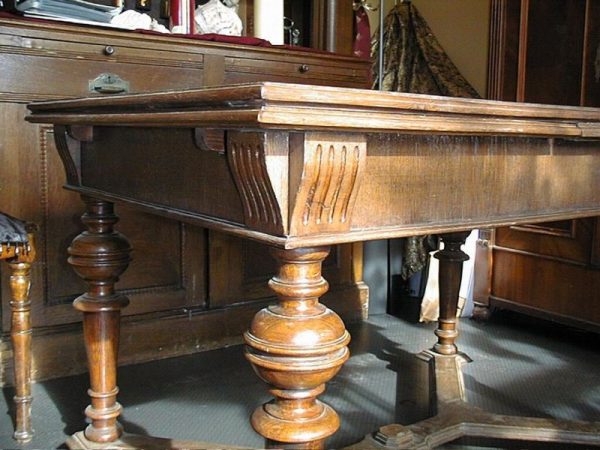 Eicheausziehtisch – Bild 2