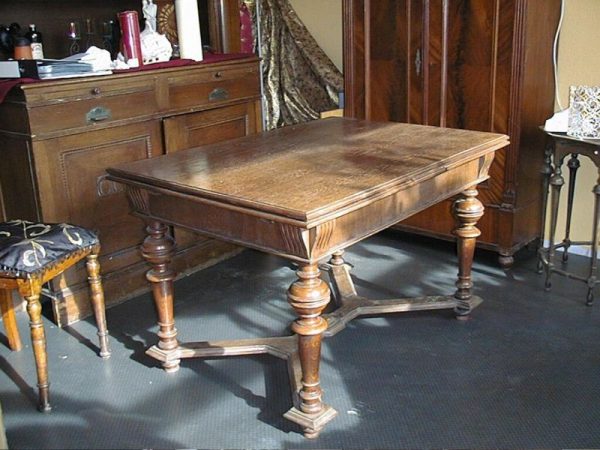 Eicheausziehtisch – Bild 4