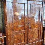 Mahagoni Biedermeierschrank