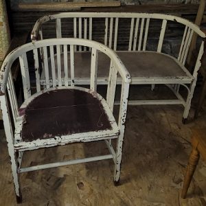 Bank und Stuhl Wintergarten, wie Hoffmann